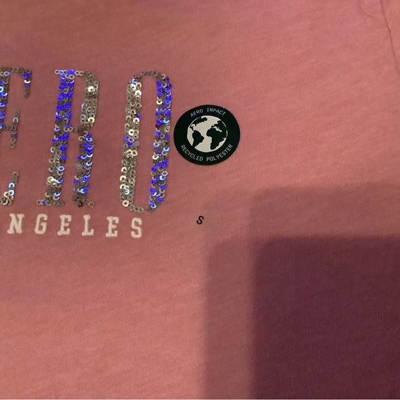 [Bundle 3 for $50] Aero Los Angeles Sequin Graphic Tee - Picture 4 of 4